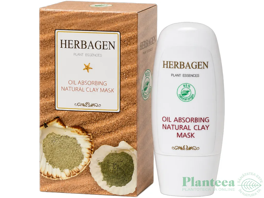Masca antiseboreica argila 50ml - HERBAGEN