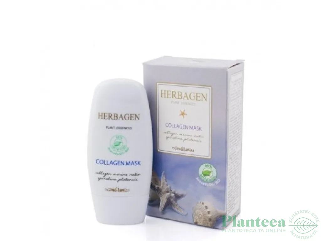 Masca colagen spirulina 50ml - HERBAGEN