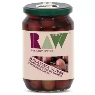 Masline kalamata cu samburi marinate 330g - RAW HEALTH