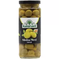 Masline verzi intregi in saramura 340g/366ml - NATURAVIT