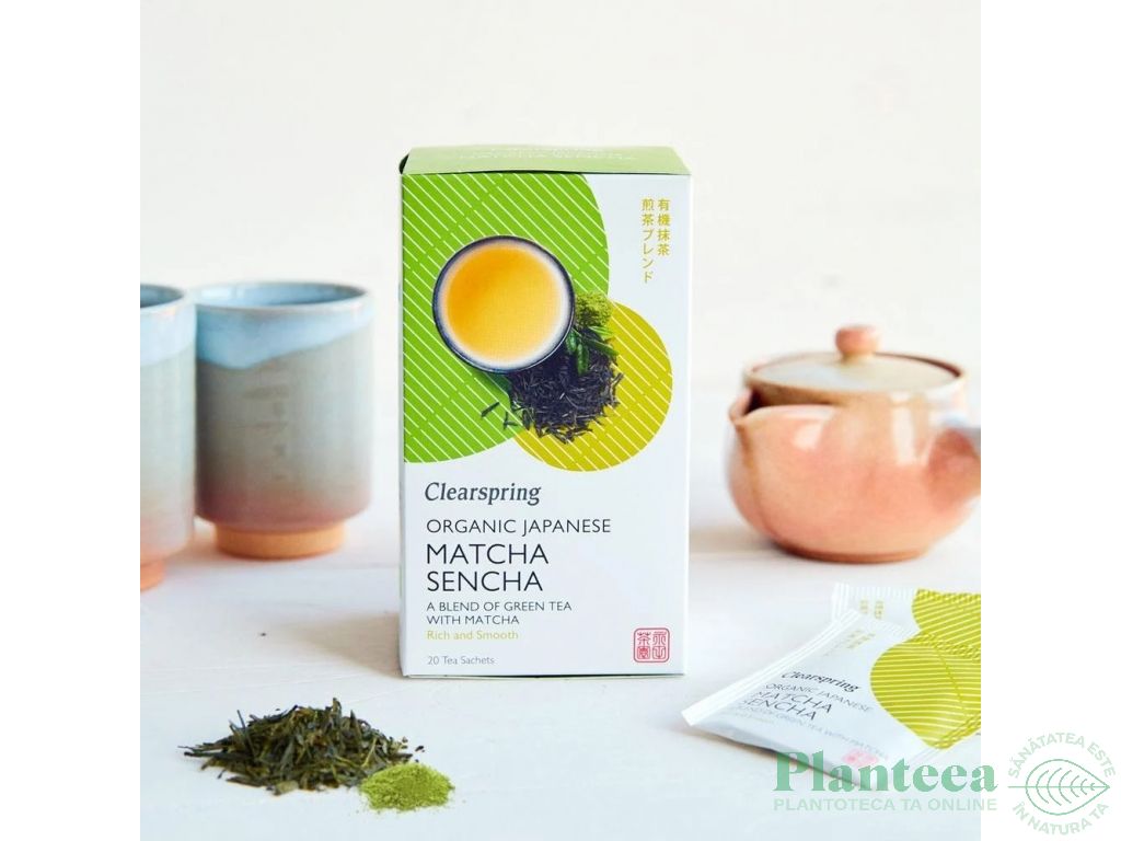 Ceai verde sencha matcha eco 20dz - CLEARSPRING