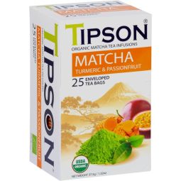 Ceai matcha organic turmeric fructul pasiunii 25dz - TIPSON