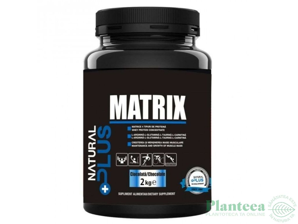 Pulbere proteica mix 4sort Matrix 2kg - NATURAL PLUS