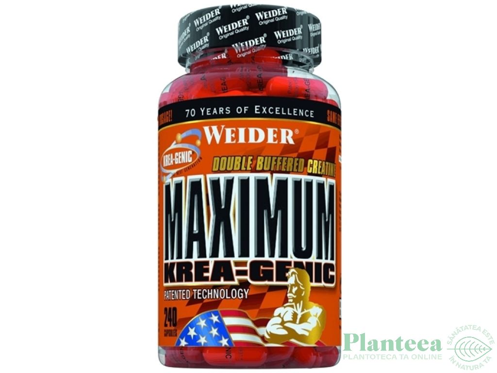 Krea genic Maximum 750mg 240cps - WEIDER