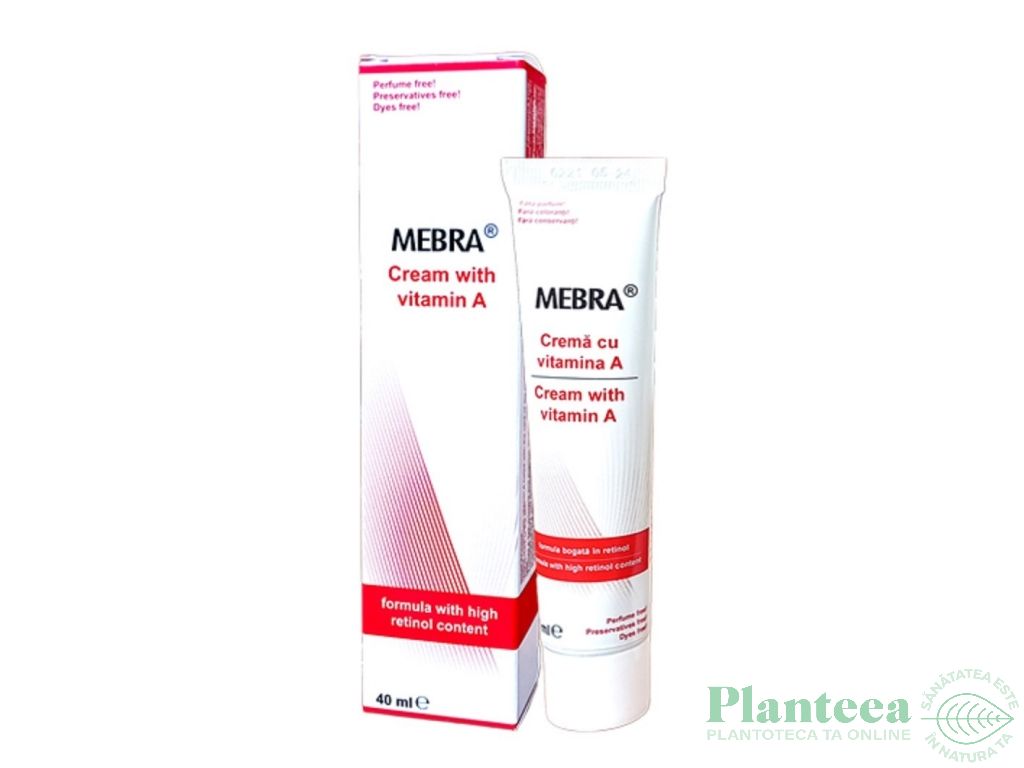 Crema vitamina A tub 40ml - MEBRA
