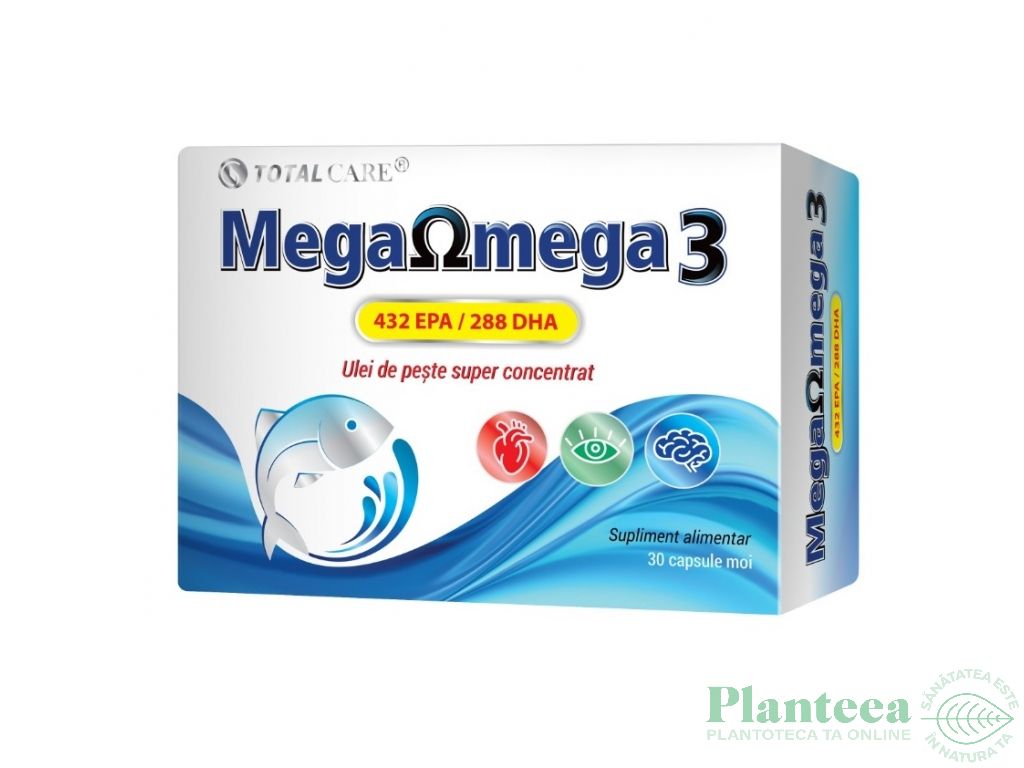 MegaOmega3 1200mg [432EPA 288DHA] ulei peste 30cps - COSMO PHARM