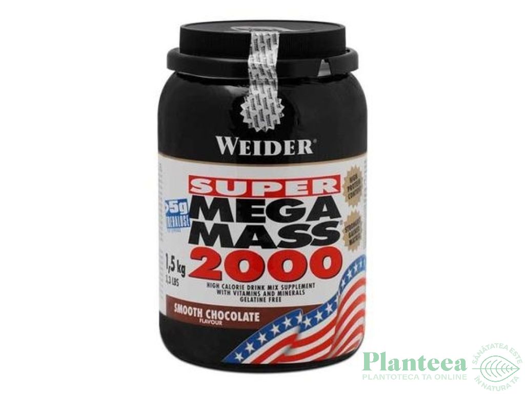 Super mega mass 2000 ciocolata 1,5kg - WEIDER