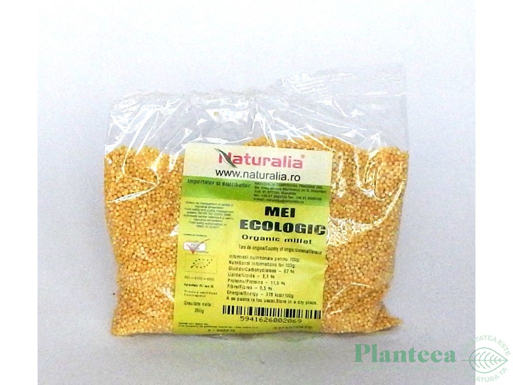 Mei decorticat boabe eco 250g - NATURALIA