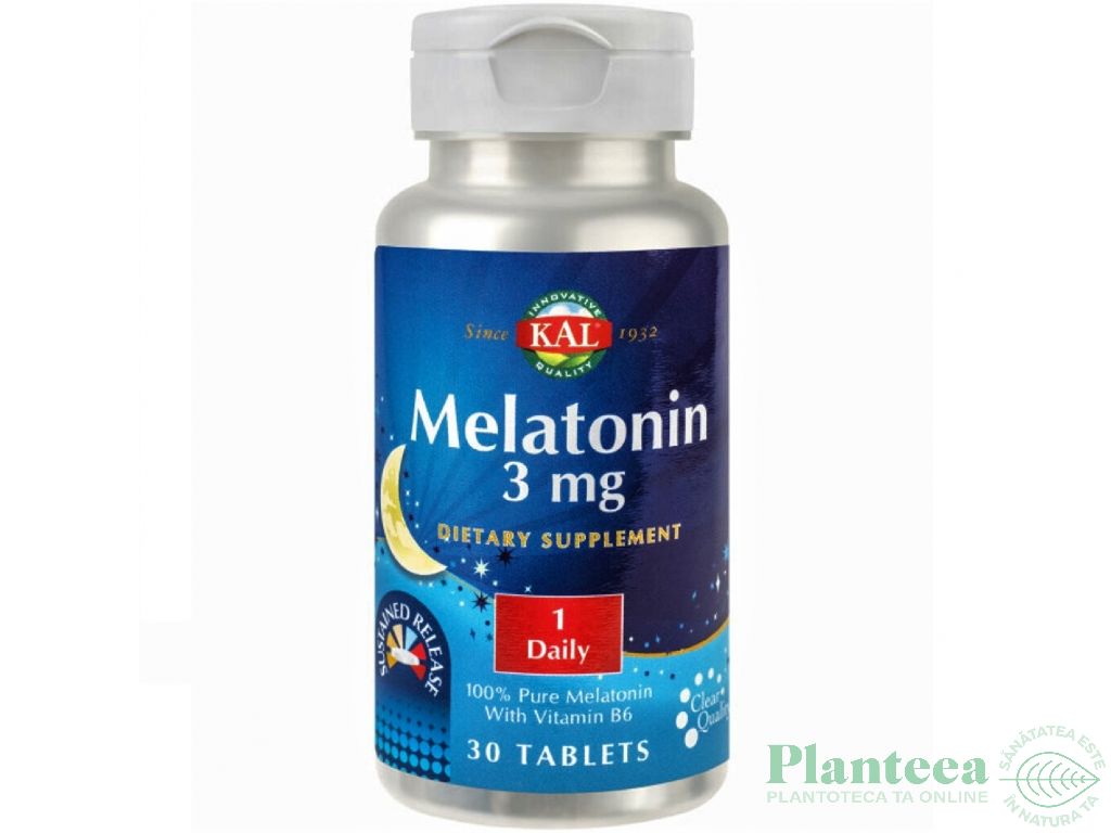 Melatonina 3mg eliberare prelungita 30cp - KAL