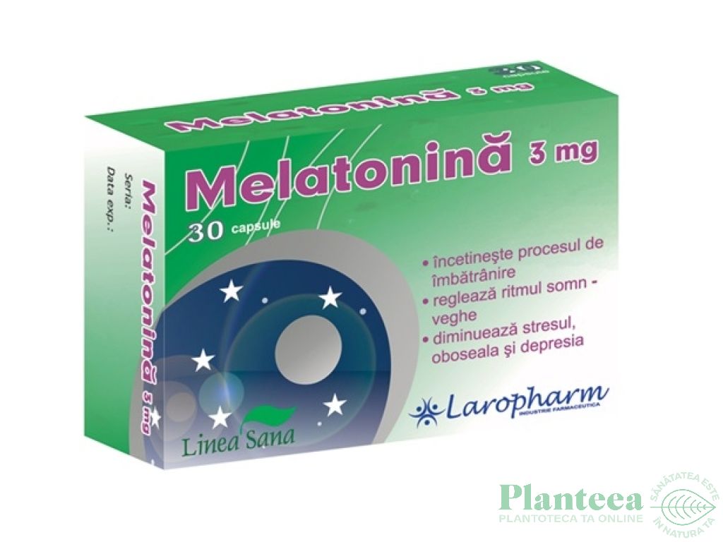 Melatonina 3mg 30cp - LAROPHARM