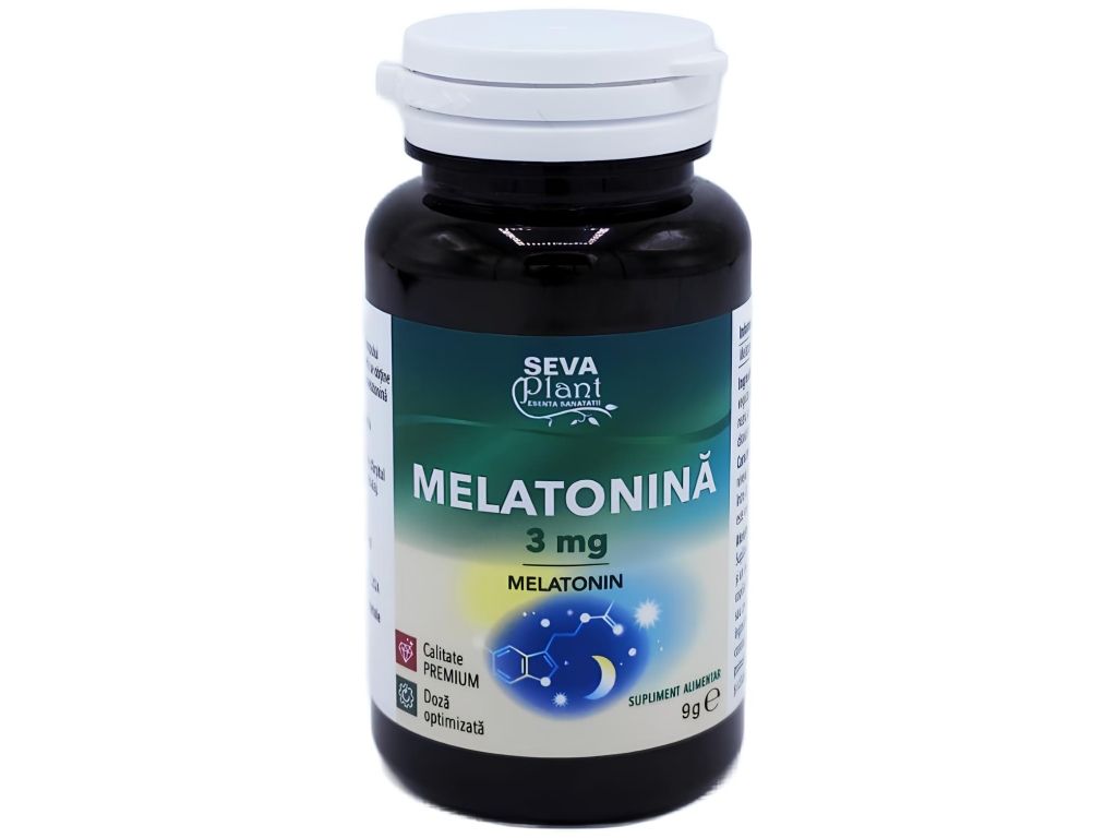 Melatonina 3mg 30cps - SEVA PLANT