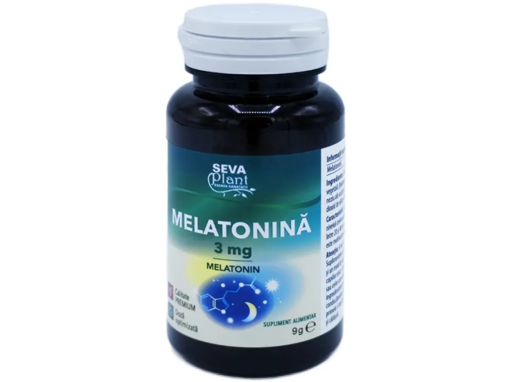 Melatonina 3mg 30cps - SEVA PLANT