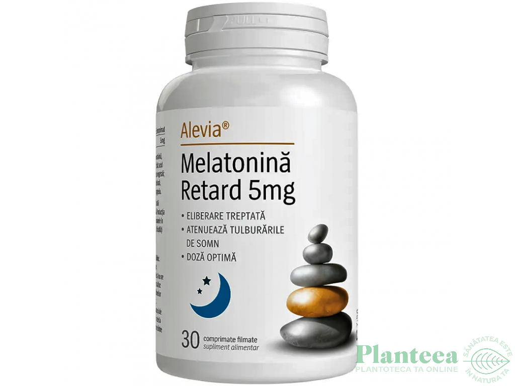 Melatonina 5mg retard 30cp - ALEVIA