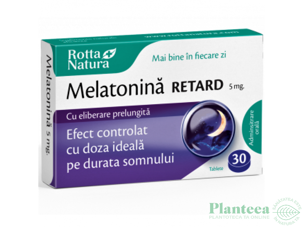 Melatonina 5mg retard 30cp - ROTTA NATURA