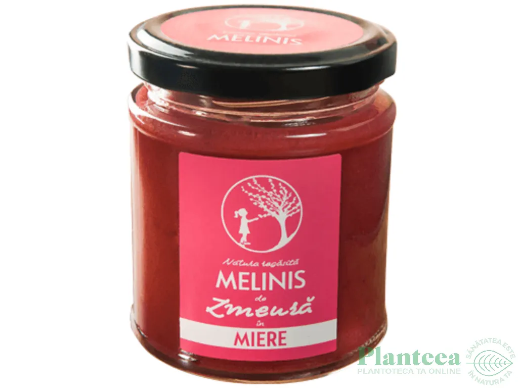 Miere salcam cu zmeura cruda 230g - MELINIS