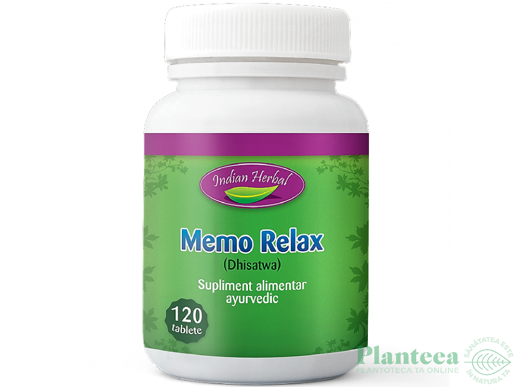 Memo Relax 120cp - INDIAN HERBAL
