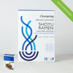 Meniu taitei orez ramen supa shoyu eco 2x105g - CLEARSPRING