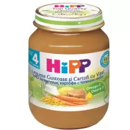 Piure legume fine cartofi vitel bebe +4luni 125g - HIPP ORGANIC