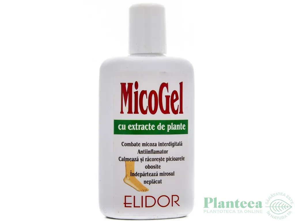 MicoGel picioare cu extracte plante 60ml - ELIDOR