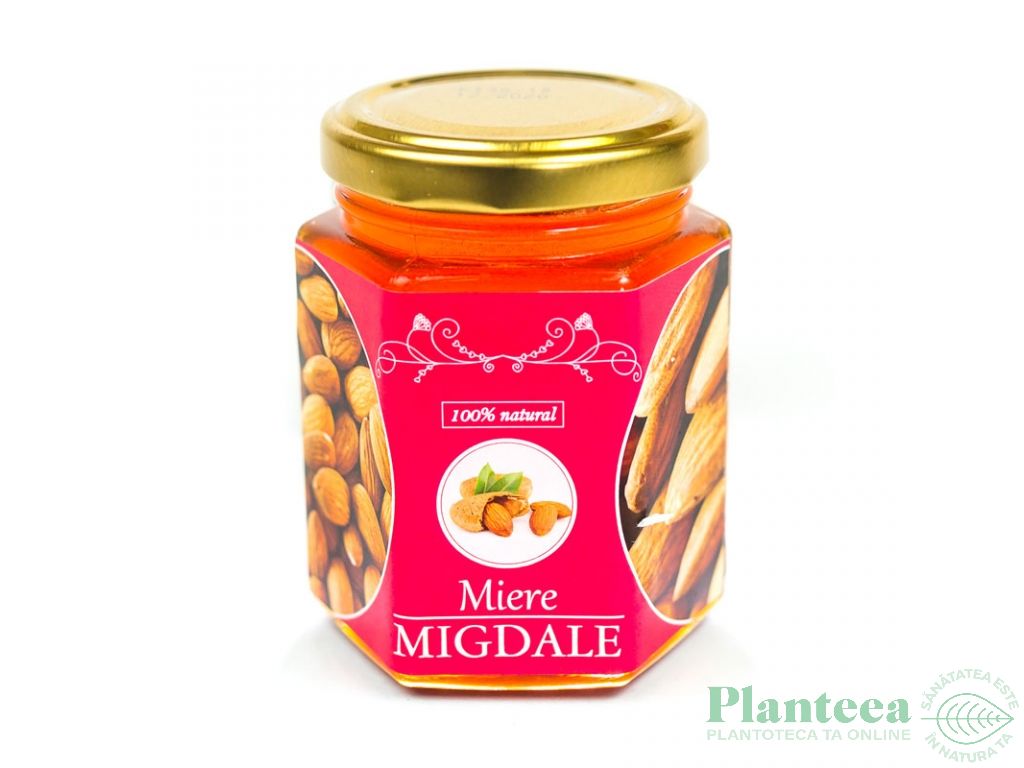 Miere cu migdale intregi 250g - PRISACA