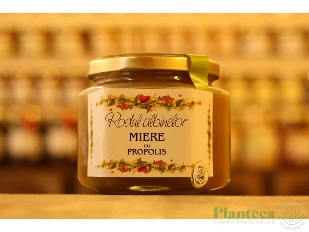 Miere cu propolis 500g - PRISACA