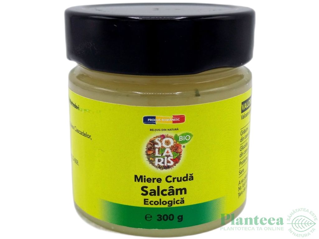 Miere salcam cruda eco 300g - SOLARIS BIO