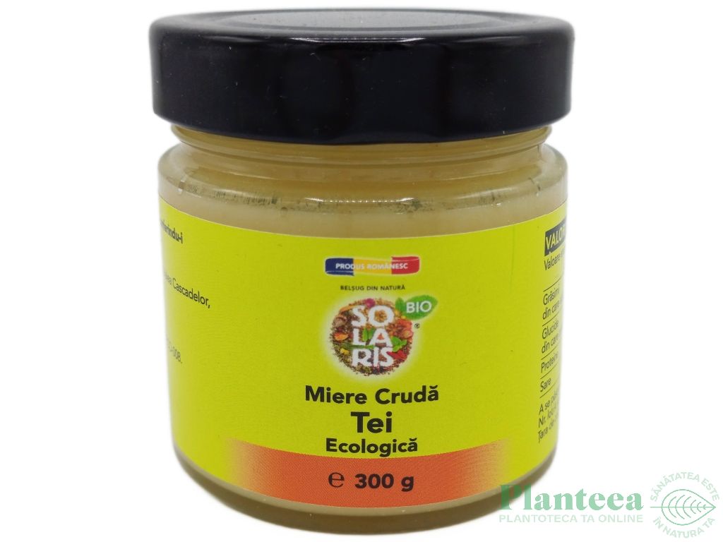 Miere tei cruda eco 300g - SOLARIS BIO