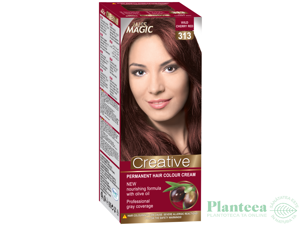 Vopsea par nr313 rosu cires salbatic 90g - MISS MAGIC CREATIVE