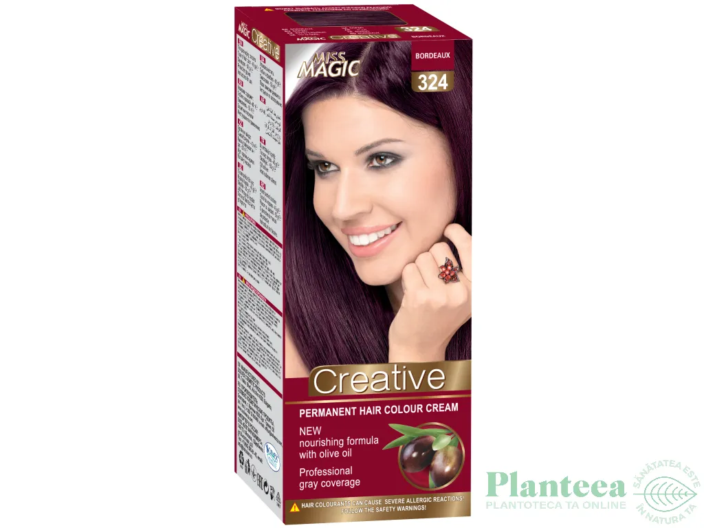 Vopsea par nr324 visiniu bordeaux 90g - MISS MAGIC CREATIVE