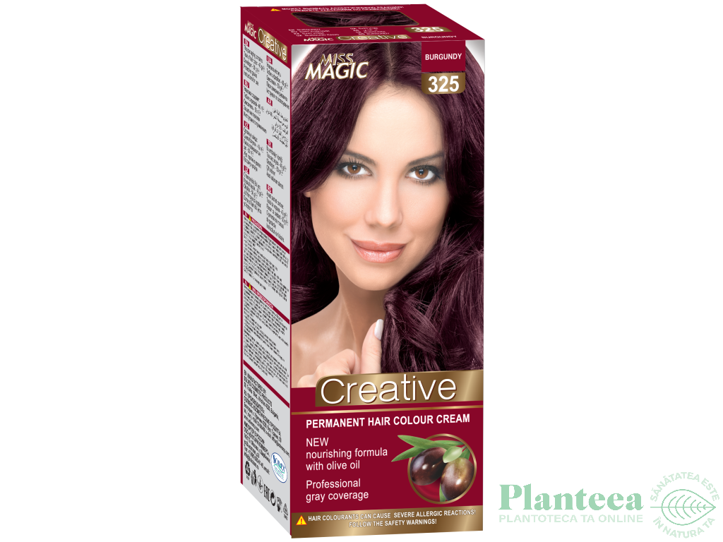 Vopsea par nr325 visiniu burgundy 90g - MISS MAGIC CREATIVE