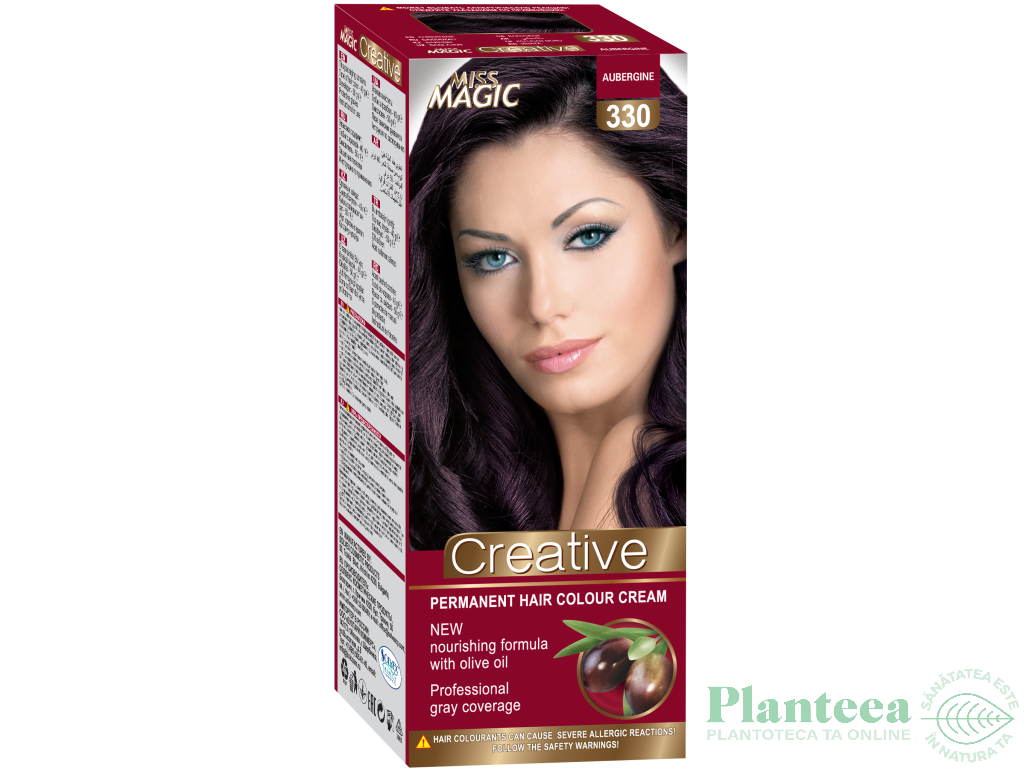 Vopsea par nr330 vanat aubergine 90g - MISS MAGIC CREATIVE