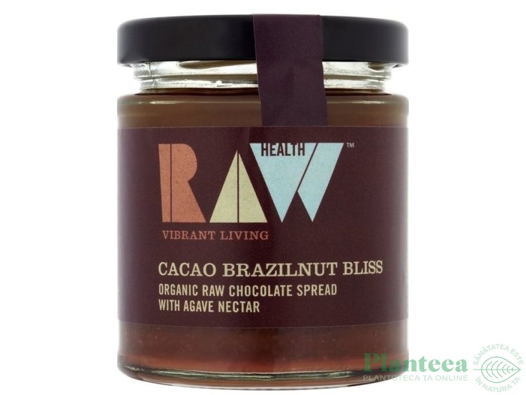 Crema desert nuci braziliene cacao raw 350g - RAW HEALTH