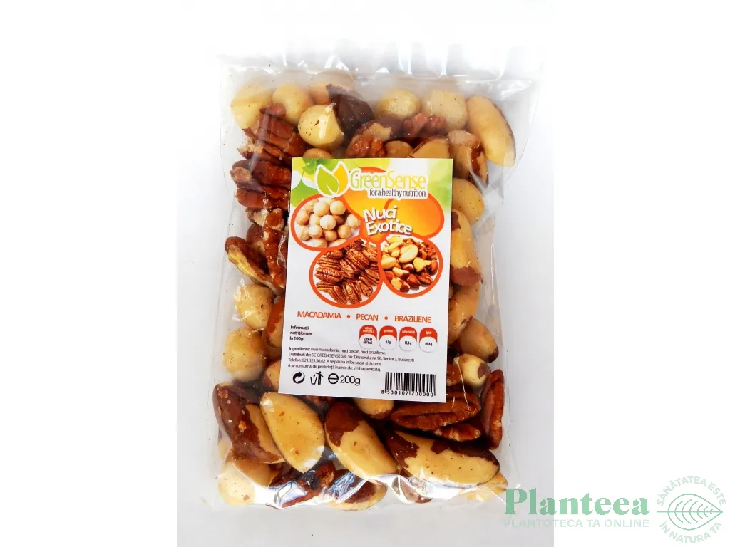 Mix nuci exotice 200g - GREEN SENSE