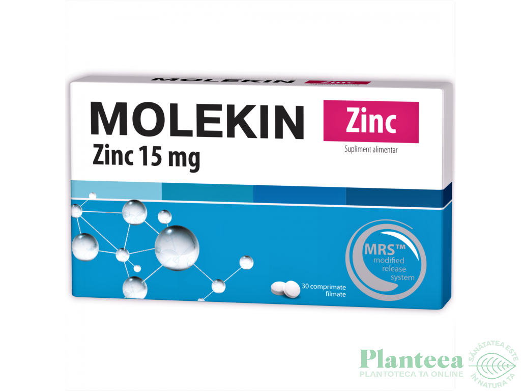 Molekin zinc 15mg 30cp - NATUR PRODUKT