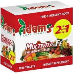 Pachet Multivita Fe 2x30cp - ADAMS