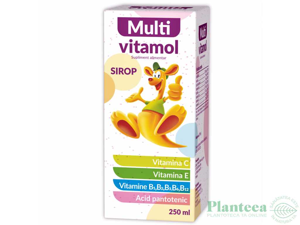 Sirop multivitamol kids +1an 250ml - NATUR PRODUKT