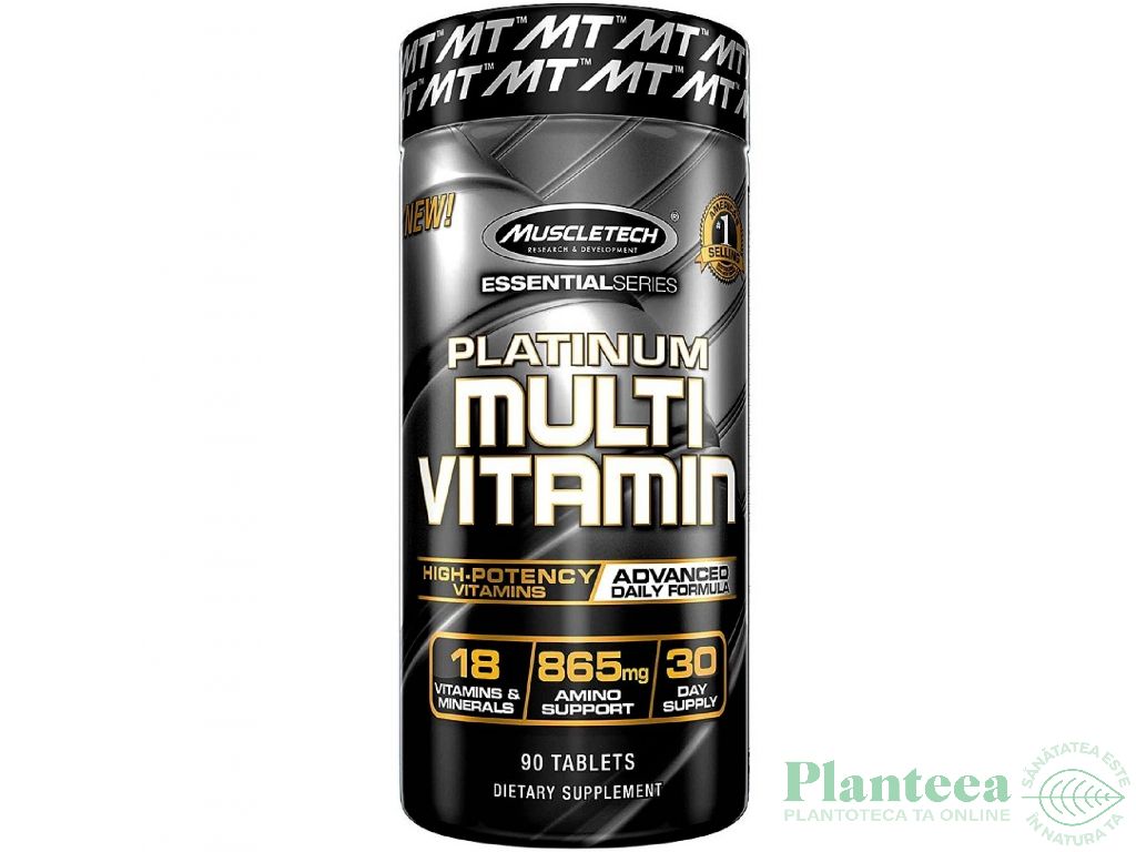 Platinum multivitamin Essential Series 90cp - MUSCLETECH