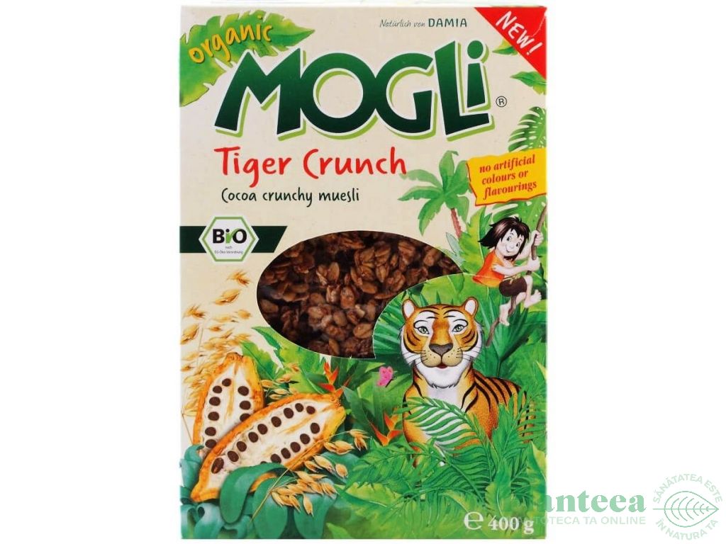 Musli crocant cacao Tigru 400g - MOGLI