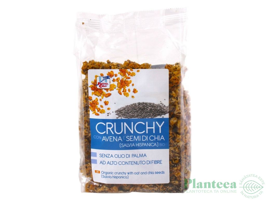 Musli crocant ovaz chia eco 375g - LA FINESTRA SUL CIELO