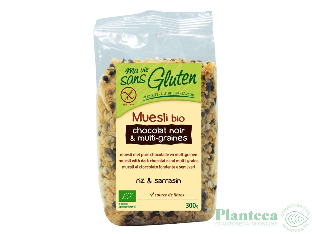 Musli multicereale ciocolata neagra eco 300g - MA VIE SANS GLUTEN