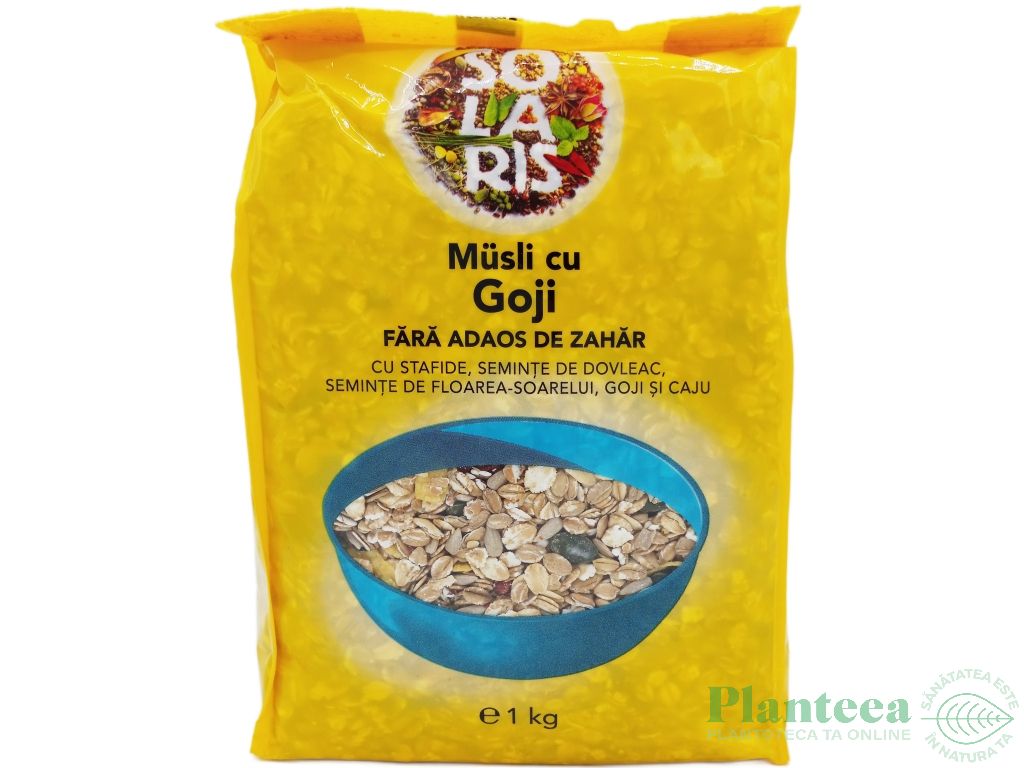 Musli goji fara zahar 1kg - SOLARIS