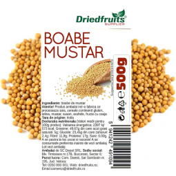 Condiment mustar boabe 500g - DRIED FRUITS