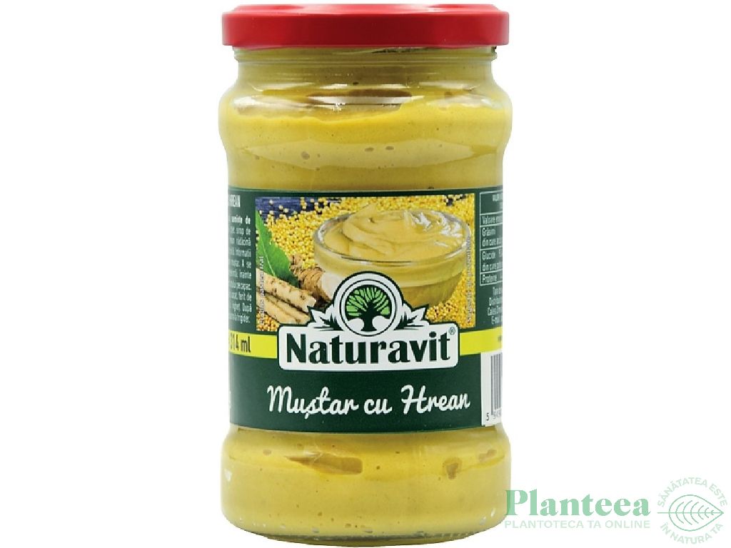 Mustar cu hrean 300g - NATURAVIT