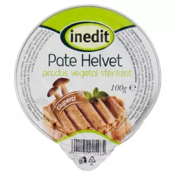 Pate vegetal Helvet ciuperci 100g - INEDIT