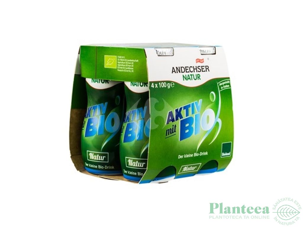 Iaurt baut probiotic aktiv 4x100g - ANDECHSER