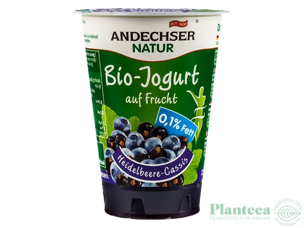 Iaurt afine 0,1%gr 180g - ANDECHSER