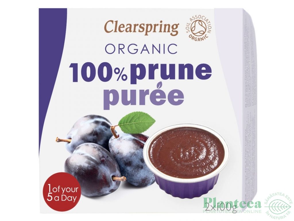 Piure prune eco 2x100g - CLEARSPRING