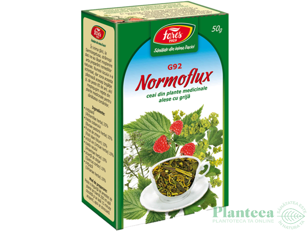 Ceai normoflux 50g - FARES