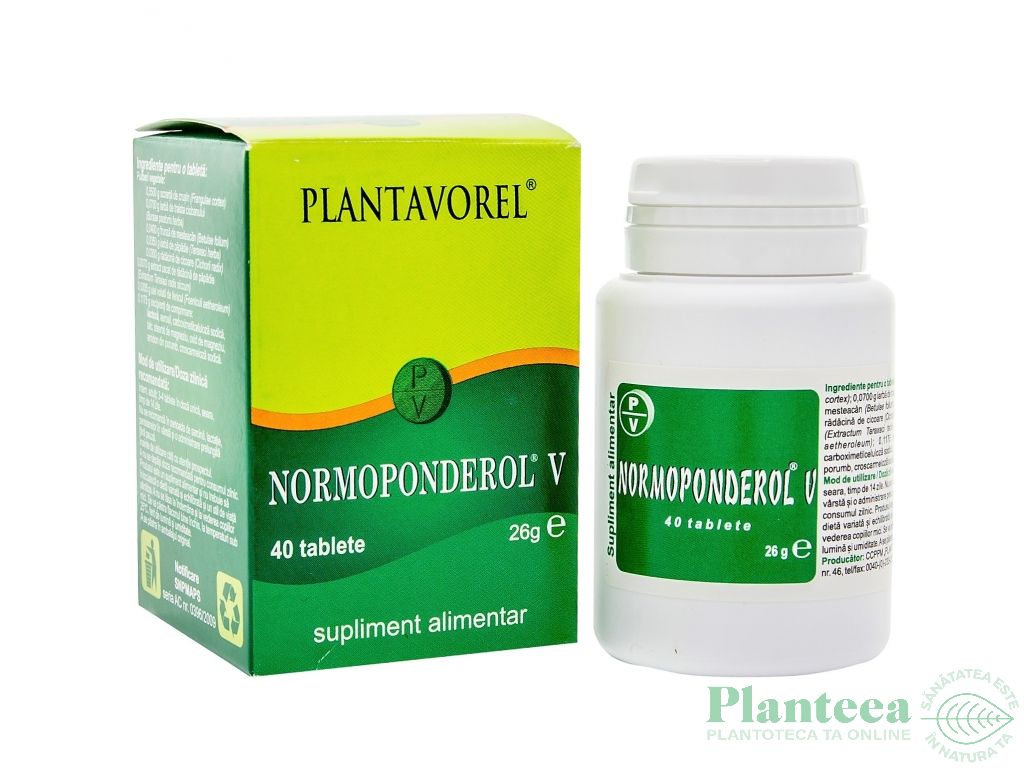 Normoponderol V 40cp - PLANTAVOREL