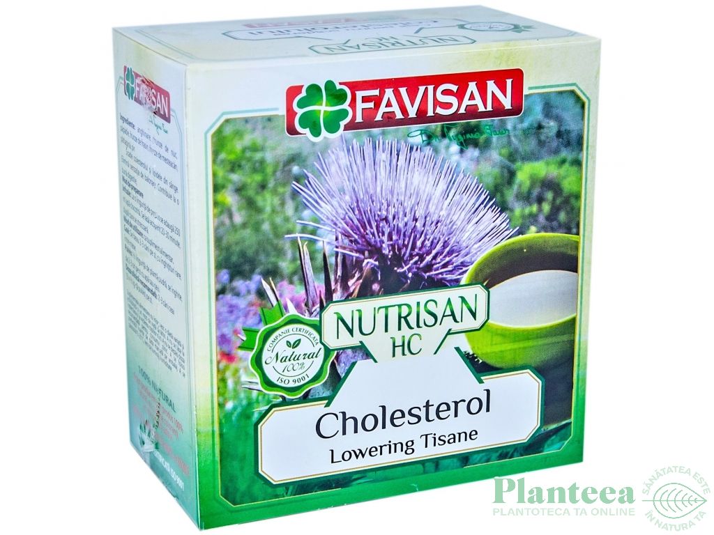 Ceai nutrisan HC hipocolesterolemiant 50g - FAVISAN